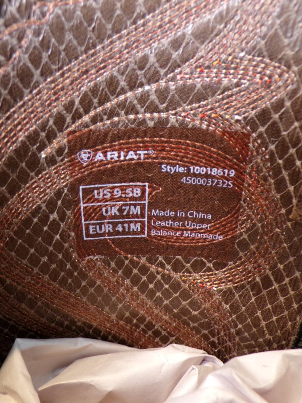 Ariat Round Up R Toe Western Boot Style #10018619 Womens Size 9.5B - Picture 13 of 15